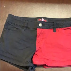 Black n red shorts